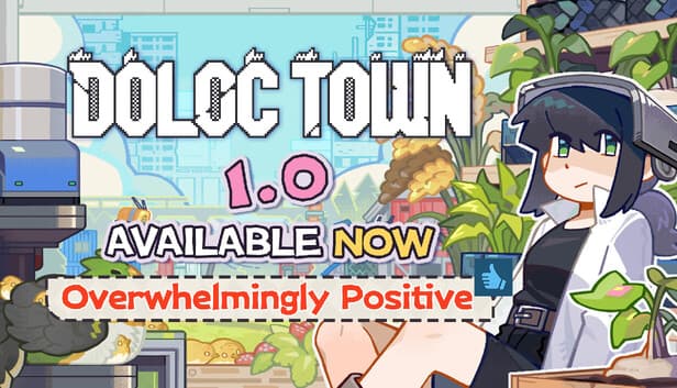 Doloc Town pixel-art farm and wasteland exploration